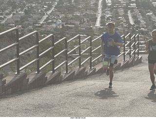 nh2t sprints atop North Mountain - Andy and Deidre