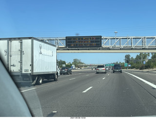 JOIN 4 MILLION ARIZONANS - GET VACCININATED - highway sign