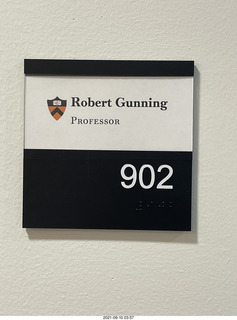 Princeton University - Bob Gunning office