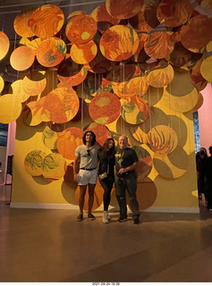 Immersive Van Gogh Exhibit + Anthony, Olga, and Adam