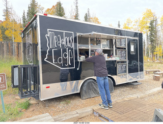 drive to North Rim - espresso stop - Meadows Edge food truck