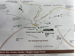 153 a18. Grand Canyon North Rim - map