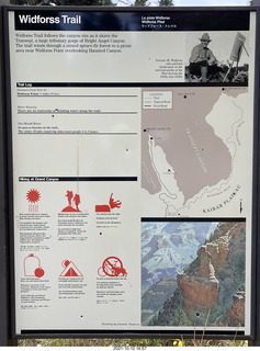 169 a18. Grand Canyon North Rim - Widforss TrailGrand Canyon North Rim - Widforss Trail map