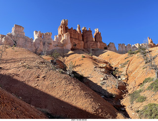 Bryce Canyon Amphitheater with orange-yellow aspens