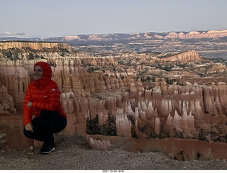 245 a18. Bryce Canyon Amphitheater at sunset - photo poser