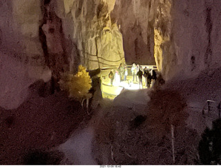 Bryce Canyon cookout in the dark