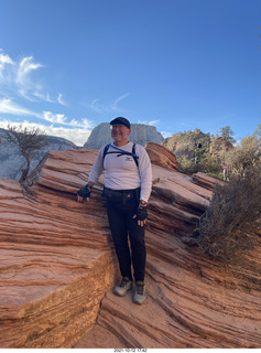 28 a18. Zion National Park - Scout Landing - Adam