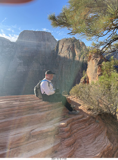 32 a18. Zion National Park - Scout Landing - Adam