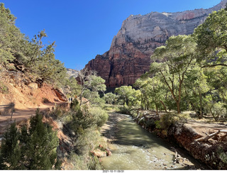 Zion National Park - Scout Landing hike - bridge view