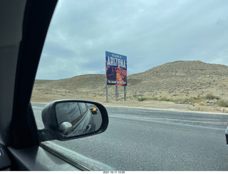 155 a18. Arizona drive on I-15, Virgin River, amazing views