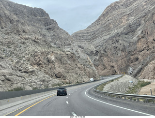 Arizona drive on I-15, Virgin River, amazing views