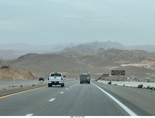 Arizona drive on I-15, Virgin River, amazing views