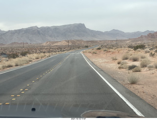 Nevada drive to valley of fire