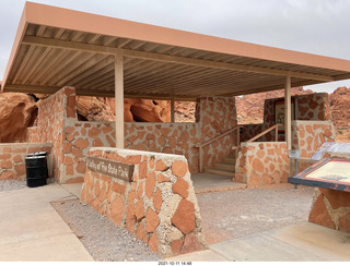 Valley of Fire State Park in Nevada - rest area