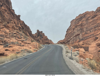 Valley of Fire State Park in Nevada - visitors center display