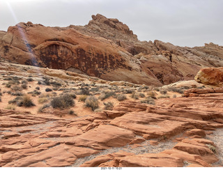 311 a18. Valley of Fire State Park - Nevada - Rainbow Vista