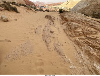 387 a18. Valley of Fire State Park - Nevada - White Domes