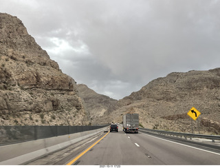 Arizona drive on I-15, Virgin River, amazing views