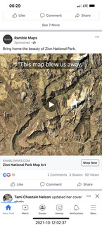 Ramble Maps - zion page