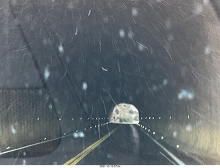 Zion National Park in the rain and fog - big tunnel