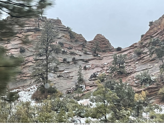 Zion National Park in the rain - small tunnel