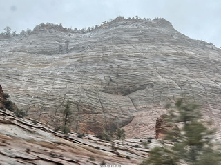 Zion National Park in the snow