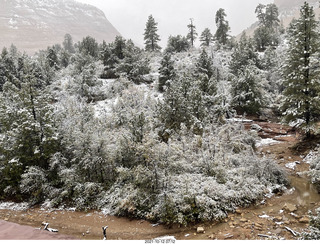 Zion National Park in the snow