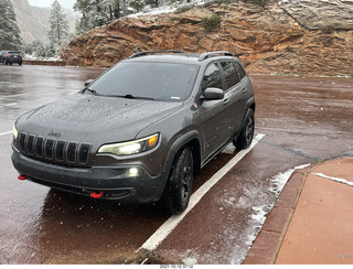 Zion National Park in the snow