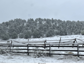 Zion National Park in the snow