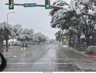 Page in the snow - Route 89