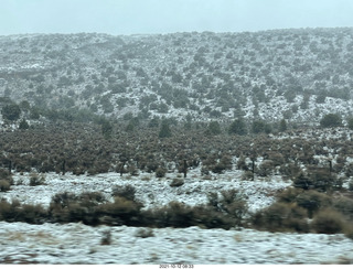 Page in the snow - Route 89