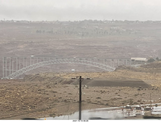 Glen Canyon Dam bridge in Page