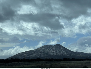 drive on Route 89 to Flagstaff - clouds