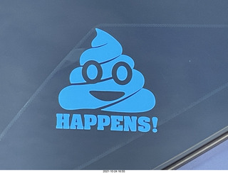 cool car stickers - shit happens