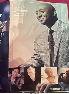 Scottsdale Arts - An Evening with Branford Marsalis - program