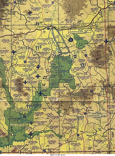 map of Utah back-country airstrips