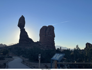 22 a19. Utah - Arches National Park - Balance Rock silhouette