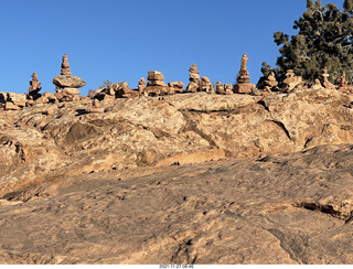 Utah - Arches National Park cairn farm?