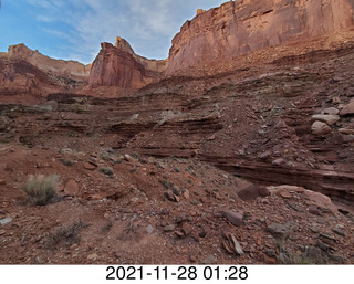 Utah - Canyonlands National Park - sunset from White Rim - Jeep drive back out of the park