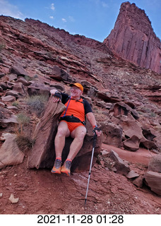 Canyonlands National Park - Lathrop Hike (Shea picture) + Adam in rock chair