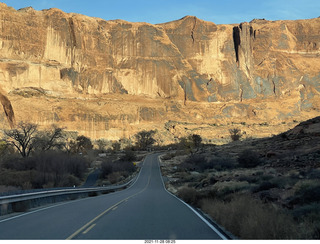 15 a19. driving from moab to fisher towers - Route 128