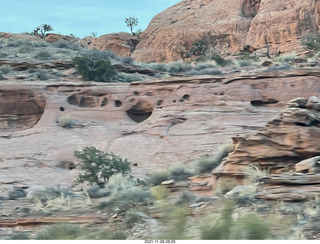 16 a19. driving from moab to fisher towers - Route 128 - rock formations