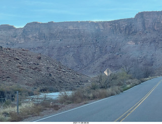 21 a19. driving from moab to fisher towers - Route 128