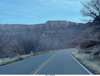 23 a19. driving from moab to fisher towers - Route 128