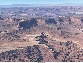 101 a19. aerial - flight from moab to phoenix - Canyonlands National Park - Island in the Sky - White Rim