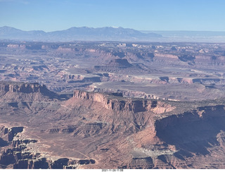 104 a19. aerial - flight from moab to phoenix - Canyonlands National Park - Island in the Sky