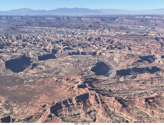 117 a19. aerial - flight from moab to phoenix - Canyonlands National Park - the Maze