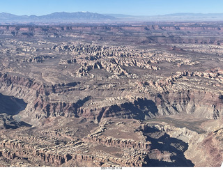 126 a19. aerial - flight from moab to phoenix - Canyonlands National Park - the Maze
