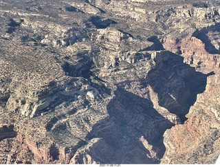 aerial - flight from moab to phoenix