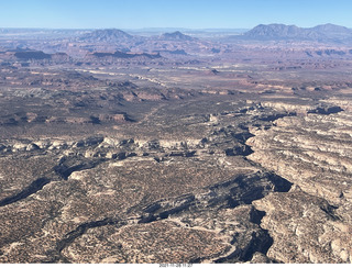 145 a19. aerial - flight from moab to phoenix